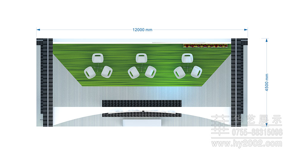 2017土地展合肥特裝展位平面圖,展臺(tái)設(shè)計(jì)平面圖